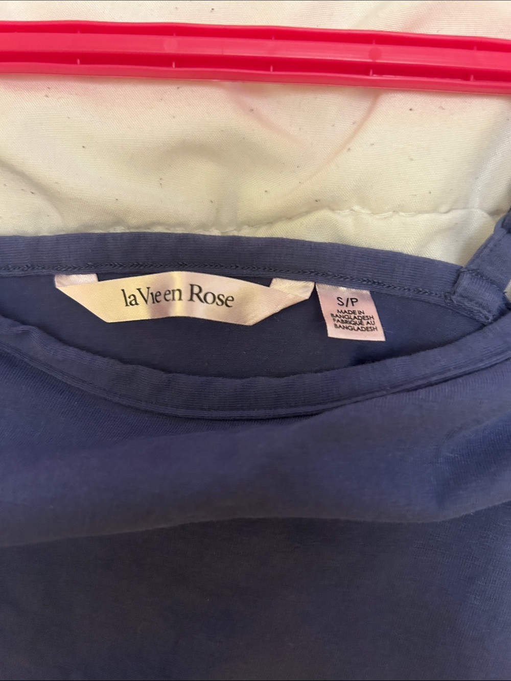 La vie en  Rose Navy Blue cami Top